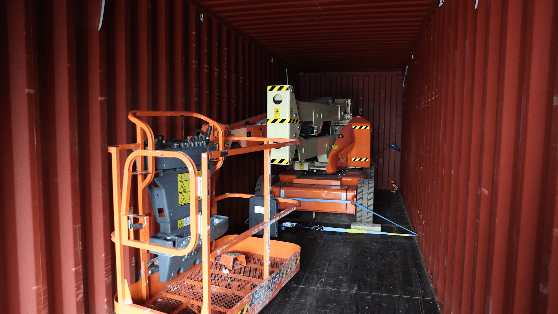 Equipment disassembly for shipping