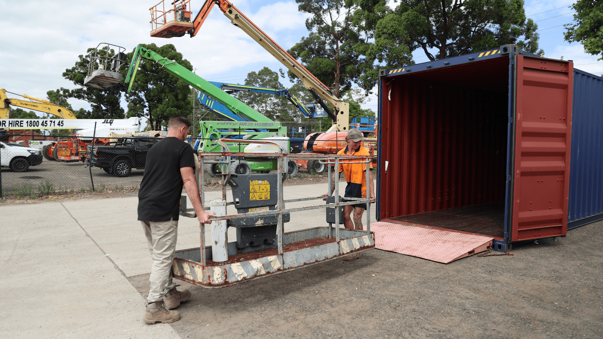 Container packing