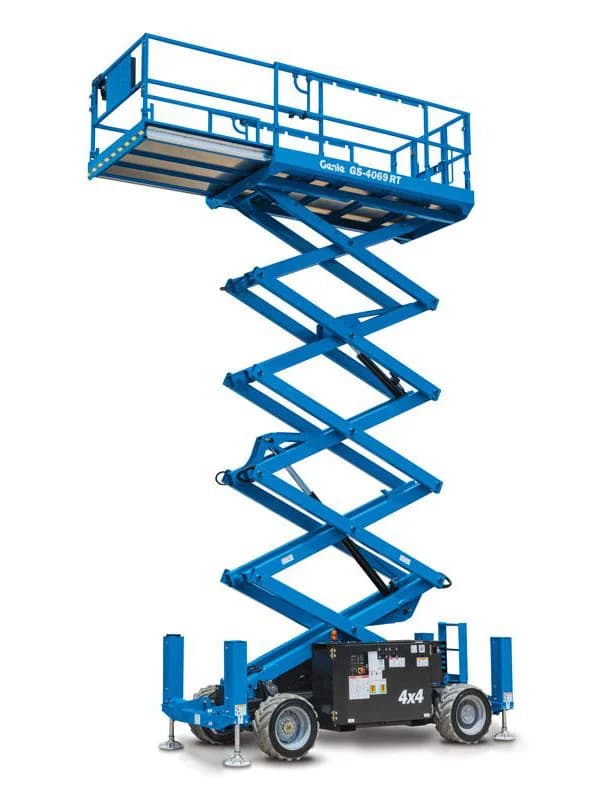Genie rough terrain scissor lift